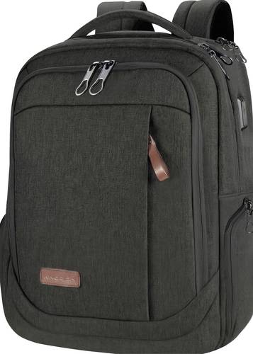 KROSER Notebook Rucksack TSA Friendly Travel Laptop Backpack 17.3 XL Passend für maximal: 43,9cm (17,3") KTF757 Schwarz