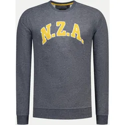 Sweatshirt mit Logo Blau 3XL