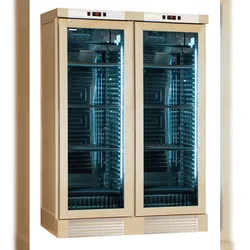 KLIMAITALIA Weinkühlschrank natürlicher fester Asche. 252 Flaschen. LED. T° +16°/+10°/+5° ausgeschaltetem Ventilator +4°/+18° eingeschaltetem Ventilat