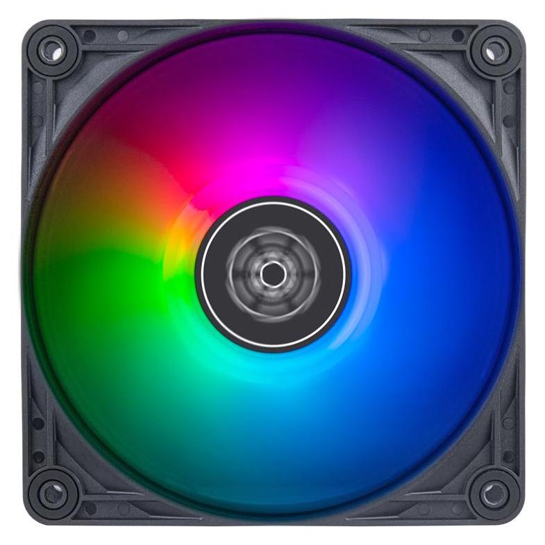 Silverstone SST-VS120B-ARGB, 120-mm-PWM-ARGB-Lüfter, 0-2.000 RPM, 4-1-Pin-ARGB-Beleuchtung (120 mm, 1x) (SST-VS120B-ARGB)