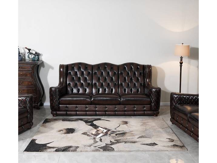 Salottini Chesterfield-Sofa Luxus Chesterfield Sofa 3-Sitzer Watford SOFORT LIEFERBAR UVP*3.790,-, 1 Teile, Handarbeit