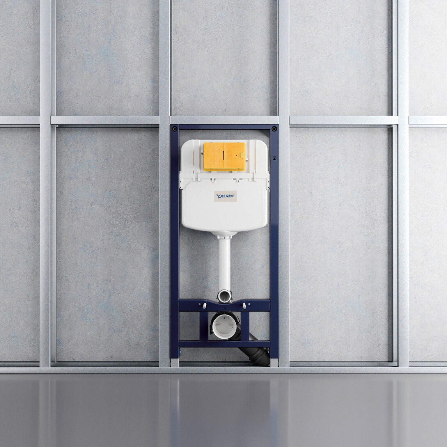 Duravit WC-Element Basic DuraSystem 115cm, Trockenbau, mechanisch, vorne (WD1029000000)