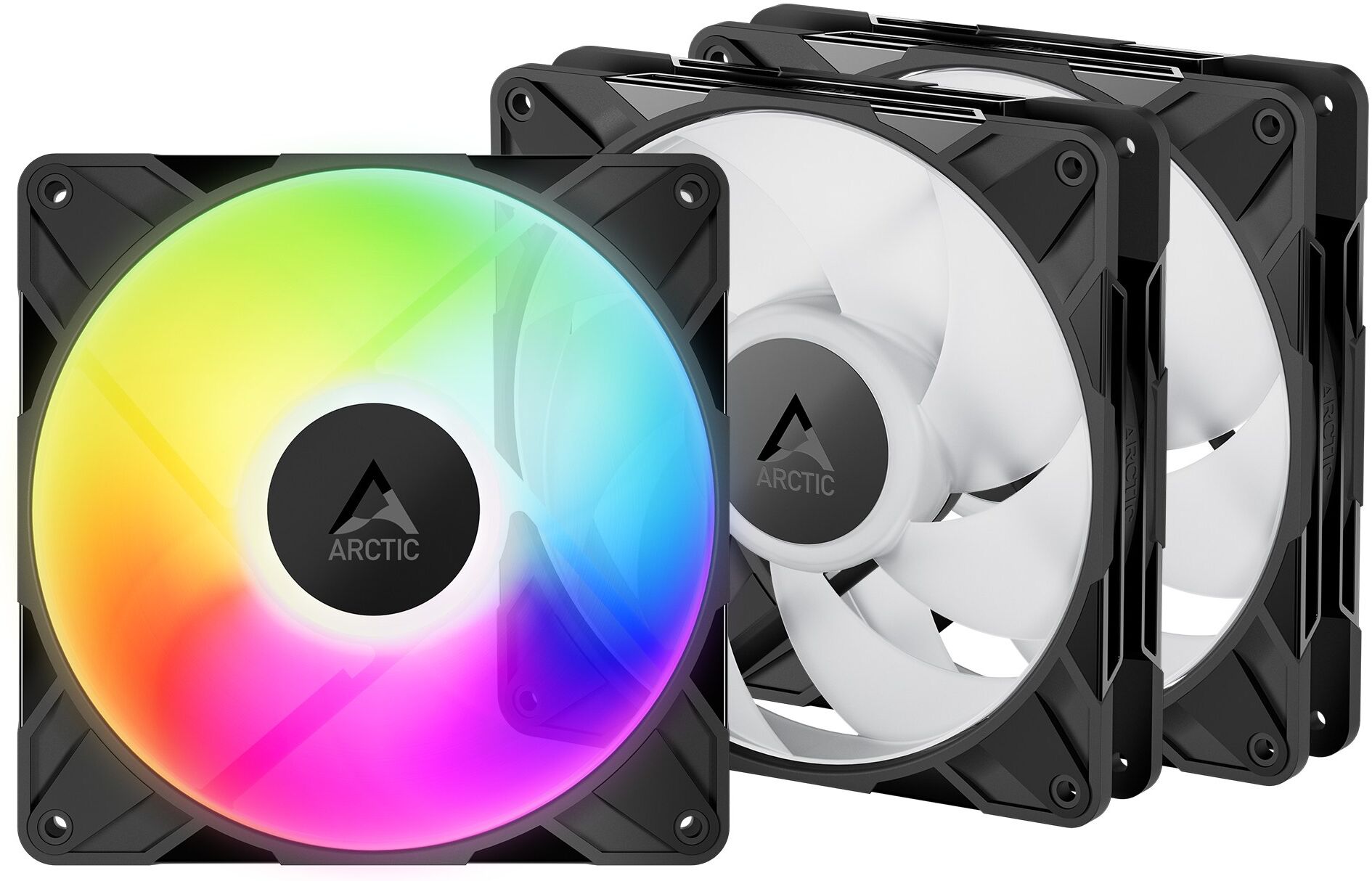 Arctic P14 Pro A-RGB 140 mm PWM Fan with Cable Splitter - Black, 3 Pack