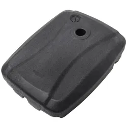 Livingandhome Sonnenschirmständer Sonnenschirmfuß aus HDPE mit Rollen in Schwarz quadratisch wetterfest und standfest 80x60x15cm befüllt bis zu 60 L