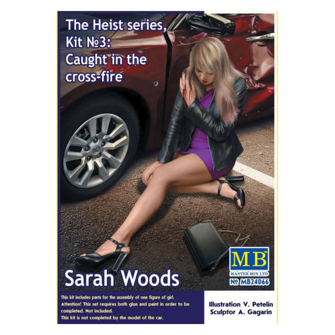 Master Box The Heist series,Kit#3Caught in the cross-fire. Sarah Woods (MB24066)