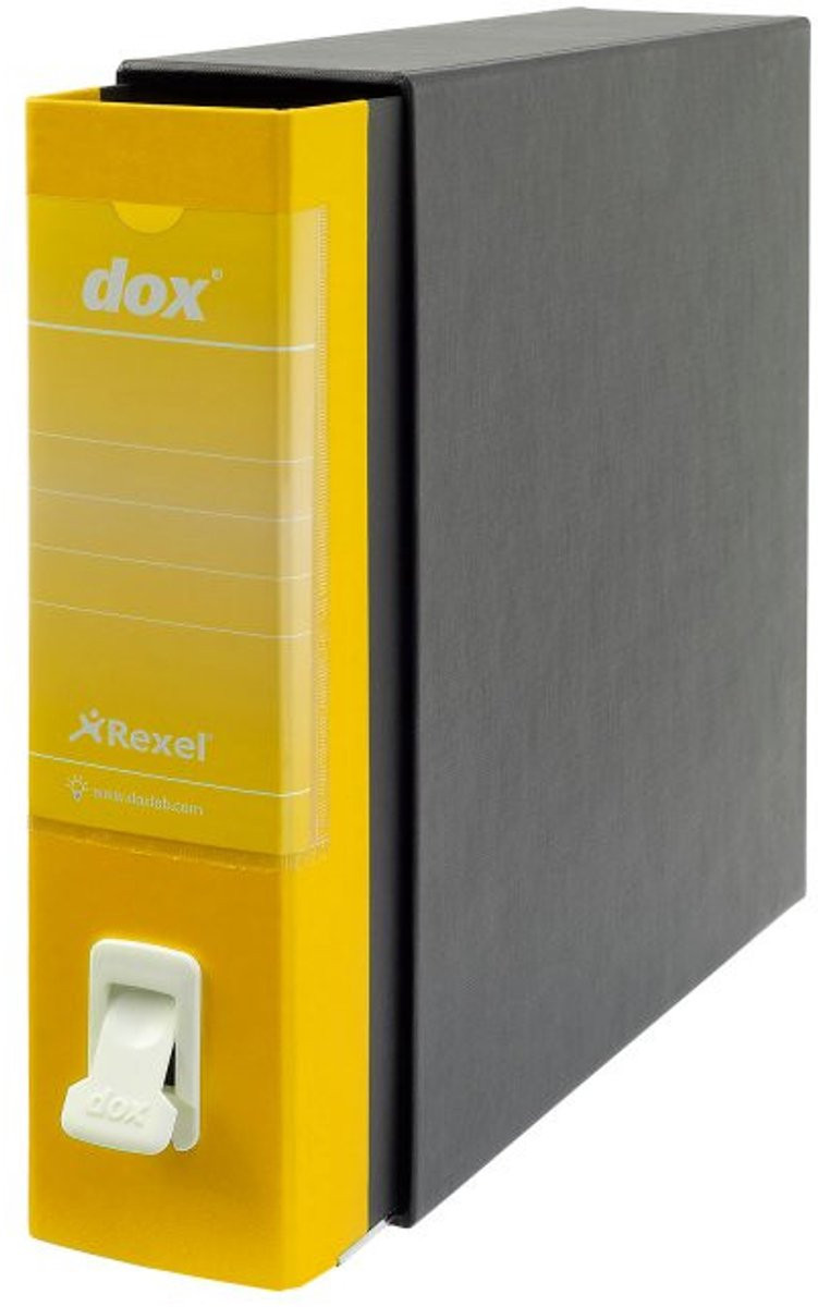 Rexel D26206 ringband Foolscap Zwart en Geel