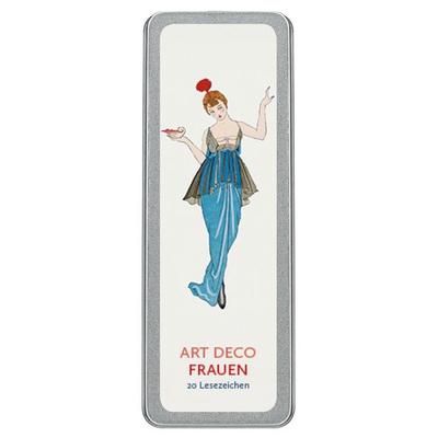 Art Deco Frauen Lesezeichen VE 20