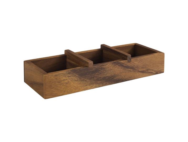APS Behälter Table braun Akazie Rechteckig B 23.5 cm T 8.5 cm - Behälter