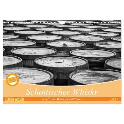 Schottischer Whisky (Wandkalender 2027 DIN A4 quer), CALVENDO Monatskalender