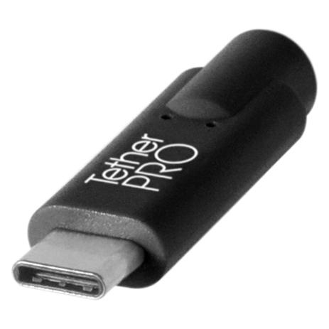 Tether Tools TetherPro, USB-C/Mini-B 2.0 Kabel, 4.6 m USB-C / 2.0 Mini-B, 4.6 m, Schwarz (4.60 m, USB 2.0) (CUC2415-BLK)