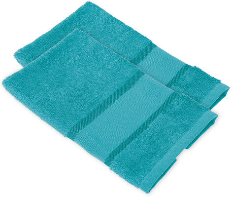 buttinette Gästetücher 2er-Pack, türkis