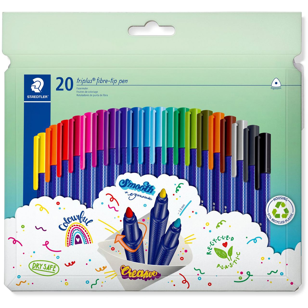Staedtler Fasermaler triplus color rPP 20St (323 C20)