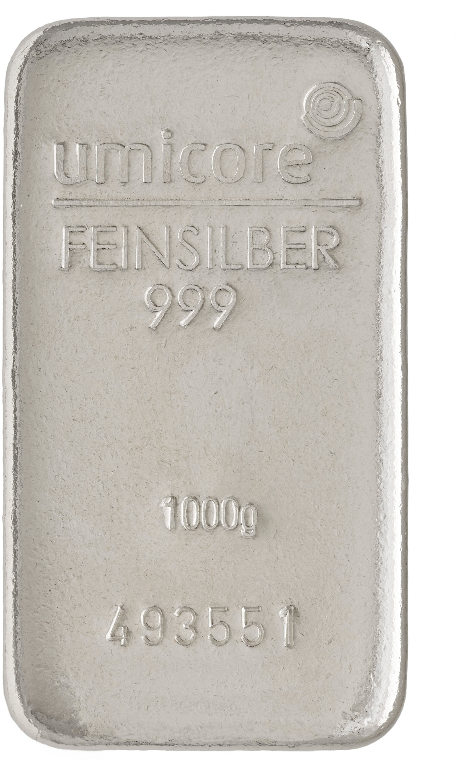 Umicore sølvbarre 1000g