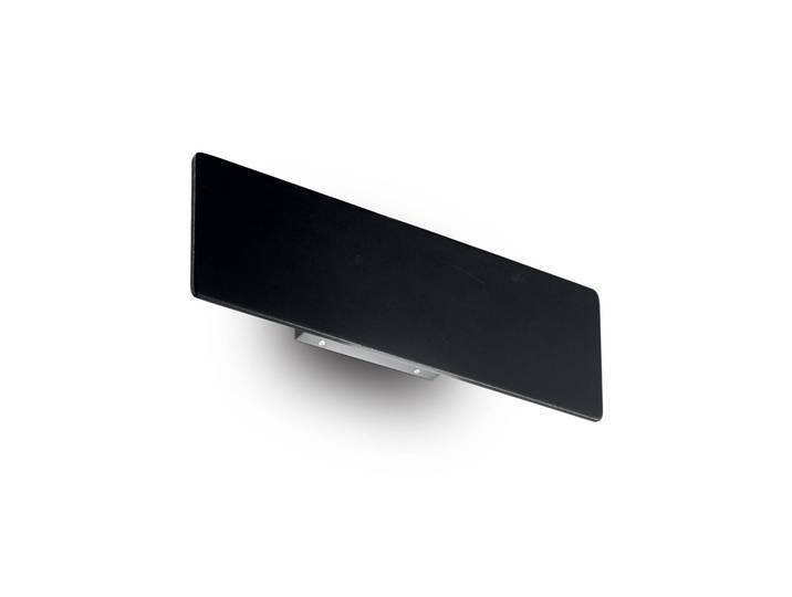 IDEAL LUX Wandleuchte Zig Zag, schwarz, für Flurbereich, Aluminium, Modern