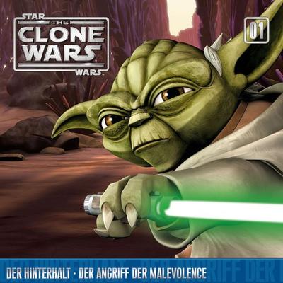 The Clone Wars / 01: Der Hinterhalt / Der Angriff der Malevolence - , CD, 9783829124102
