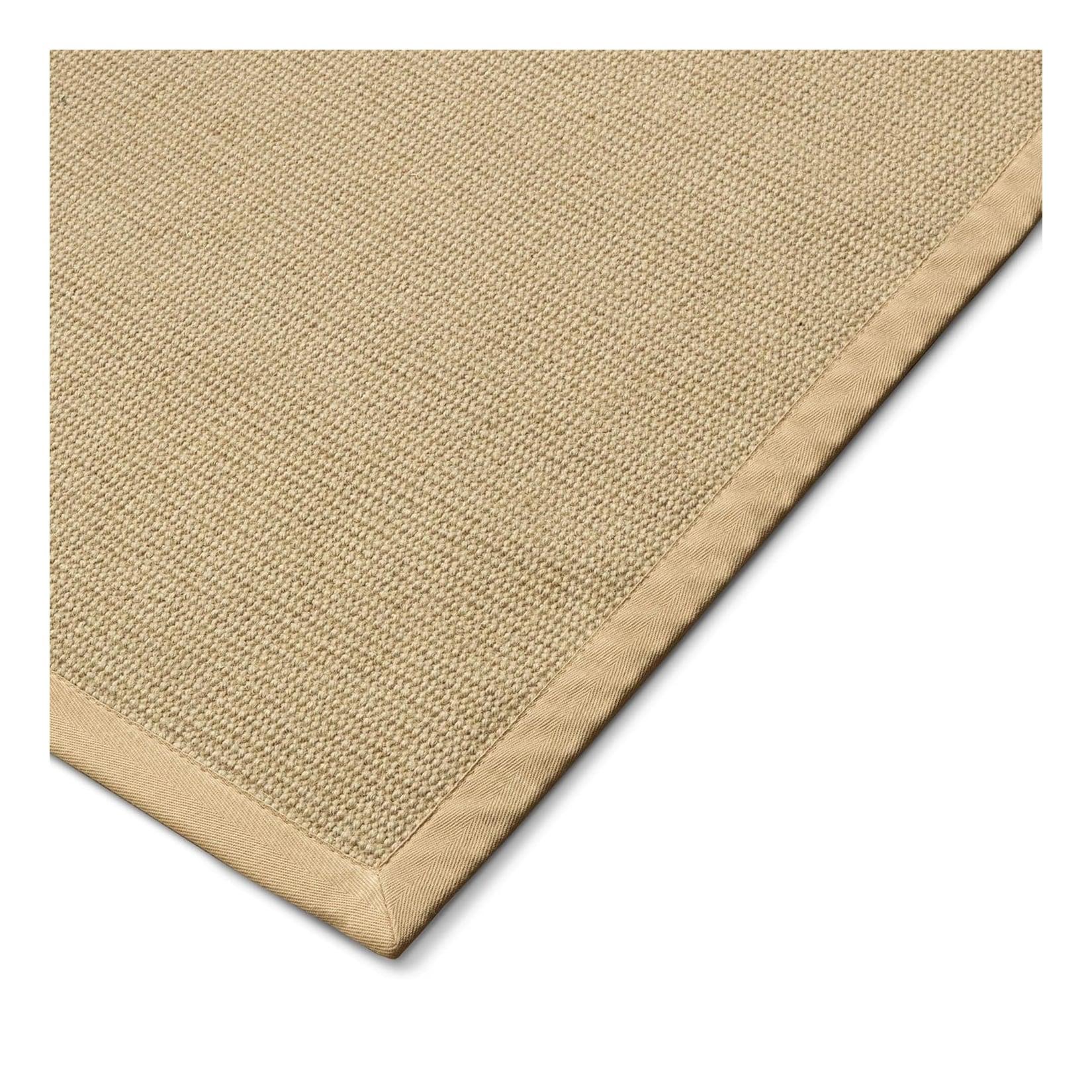 Floordirekt Sisal-Teppich Bombay Mit rutschhemmendem Rücken & Baumwollbordüre