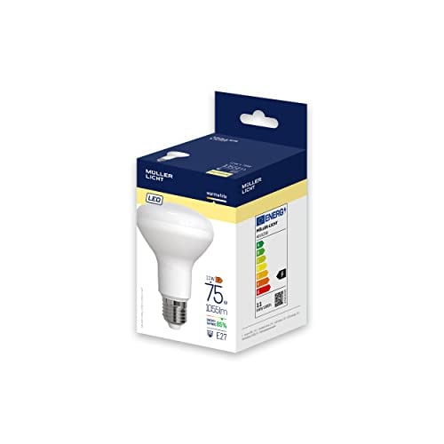Müller-Licht Set van 10 LED Reflector R80 Lampen E27 14W Warm Wit