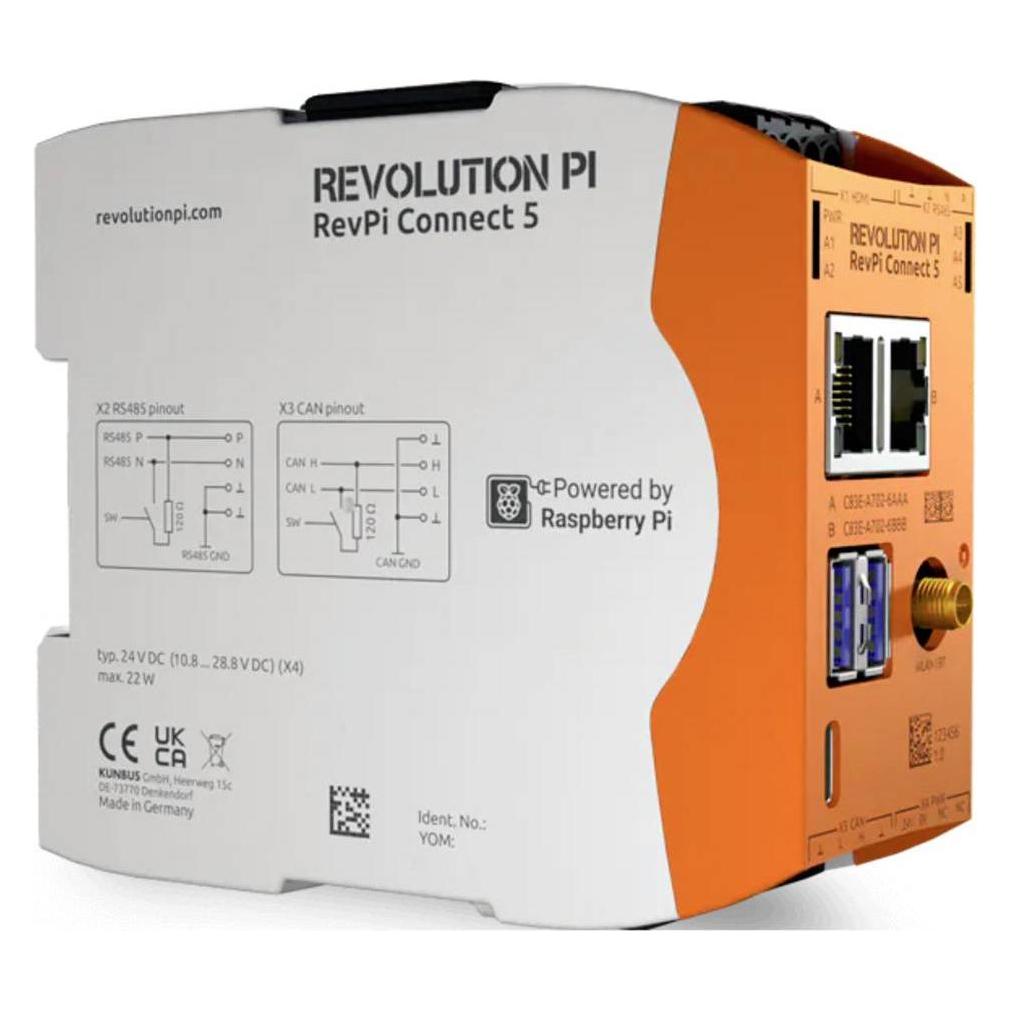 Kunbus Revolution Pi by RevPi Connect 5 100413 SPS-Erweiterungsmodul 24 V/DC (100413)