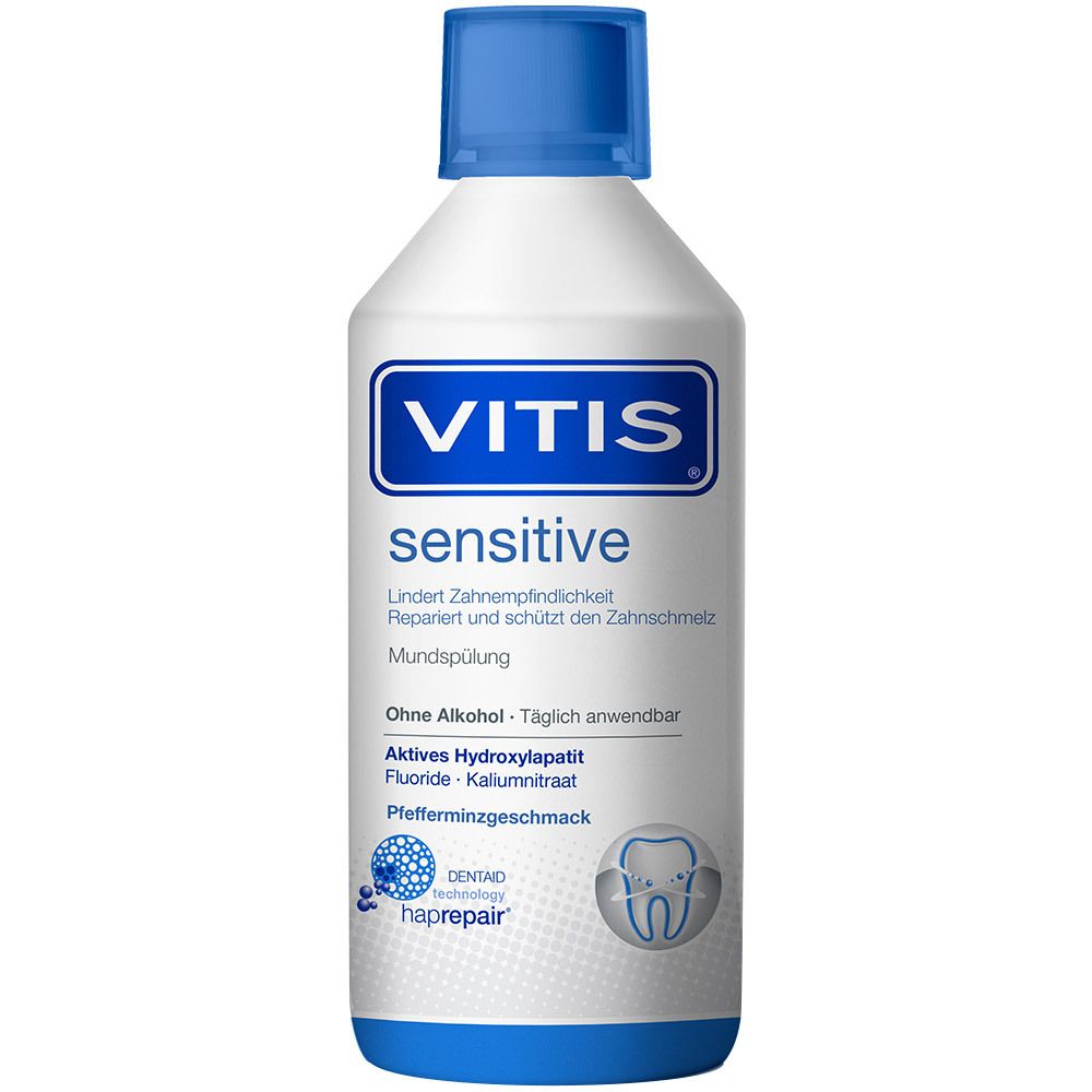 Vitis sensitive Mundspülung 500 ml Mundwasser