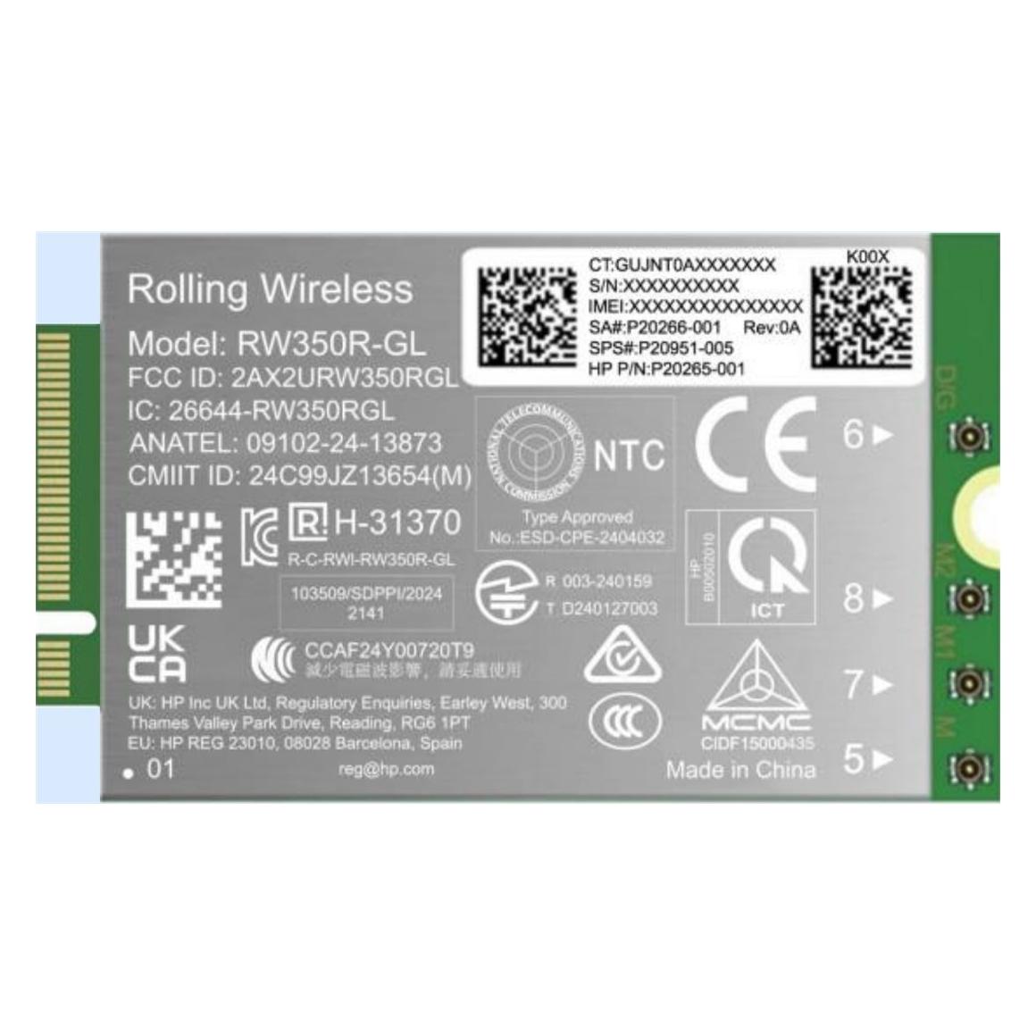 HP LTE-AP Cat 19 WWAN (B8BD3AA)