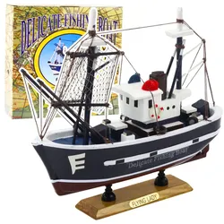 Sammlerstück, dekoratives Modell, Fischerboot „Flying Lady“, 24 x 23 cm