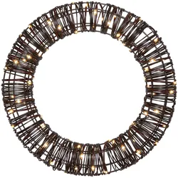 Star Trading, Weihnachtsbeleuchtung, LED-Kranz Vicke Wreath, Warmweiss