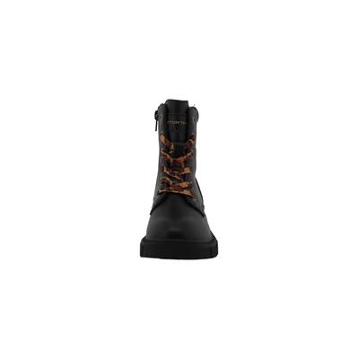 Winterstiefel TOM TAILOR "Tom Tailor Stiefel", Damen, Gr. 32, schwarz, Polyurethan, Schuhe Winterstiefel