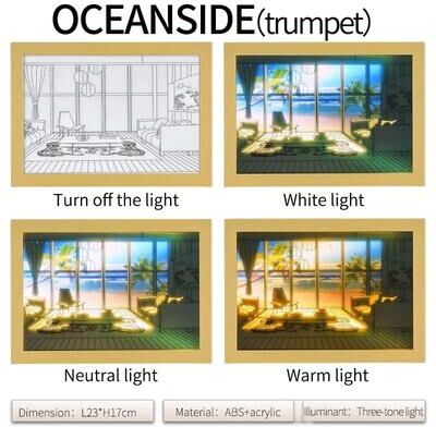 Uplifted Goods Minimalist Luminous Bedside Art Light For Elegant Ambient Lighting beach House Large