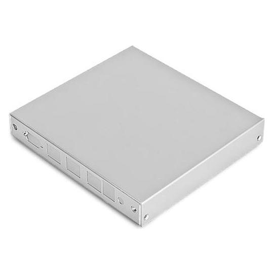 PC Engines CASE1D2U - Gehäuse für APU-Serie, 3x LAN, 1x USB, 2x WLAN, silber (Gehäuse) (CASE1D2U)