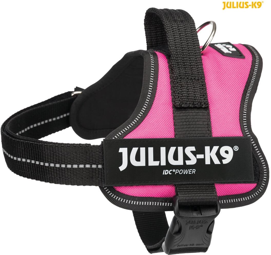TRIXIE Julius-K9® IDC Powergeschirr®, S / Mini: 51–67 cm / 28 mm, fuchsia