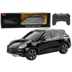 Porsche Cayenne Turbo ferngesteuertes Auto RC Rastar Schwarz 1:24