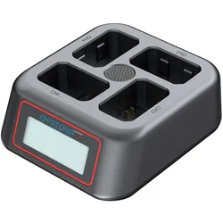 Patona 4-Port Fast Charger Sony NP-FW50 (Kamera Akku Ladegerät), Kamera Stromversorgung, Schwarz