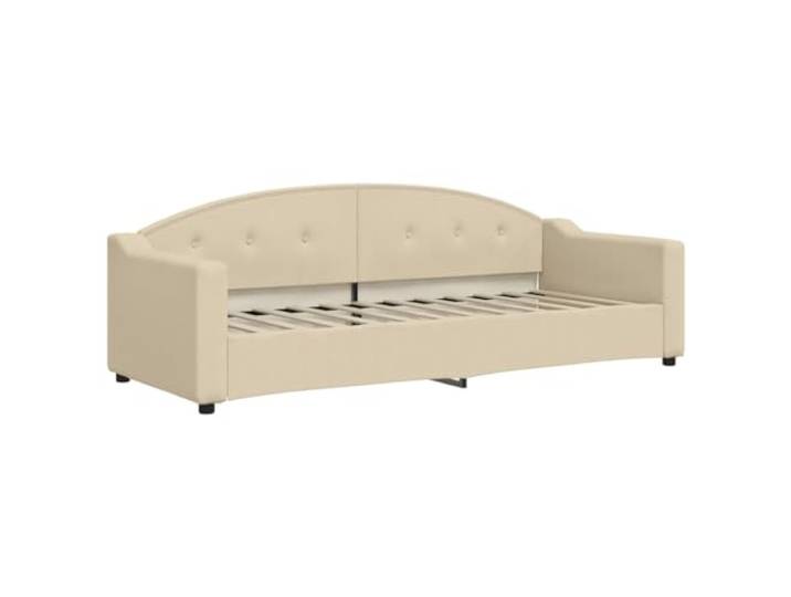 vidaXL Tagesbett Creme 80x200 cm Stoff