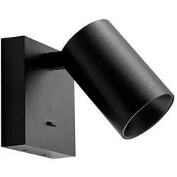 Deko-Light Wandaufbauleuchte Can Tilt eckig 1x GU10 Schwarz