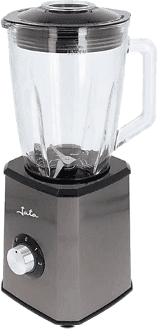 Batidora de vaso - Jata JEBT1500, 1500 W, 1.5 l, 2 velocidades + Turbo, Pica Hielo, 17000 rpm, Acero inoxidable