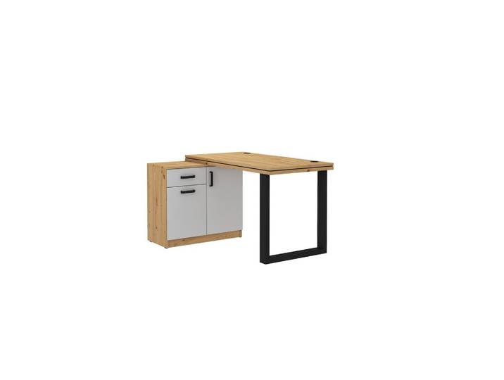 SCHREIBTISCH MALTESA 138x67x78,1 cm Bürotisch Computertisch, Eiche Artisan