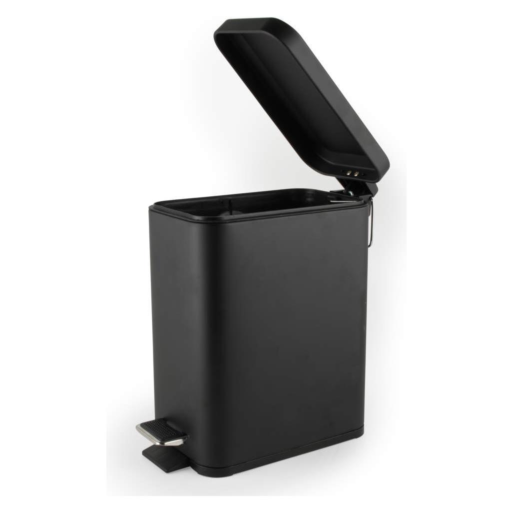 Beldray LA041173BLKPEU7 Slimline Pedal Bin - Black 5-Litre (5 l) (LA041173BLKPEU7)