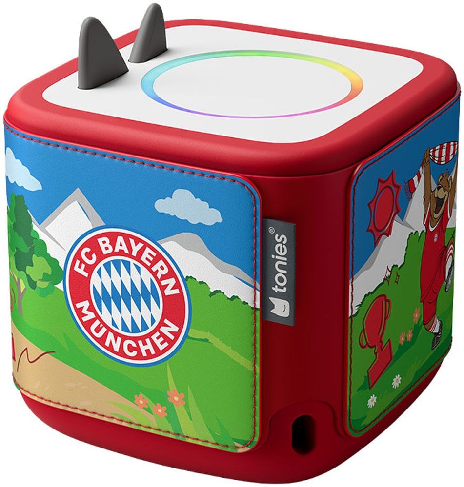 TONIES Lautsprecher-Hülle "Toniebox 2 - FC Bayern München", rot (bunt), Toniebox, Hüllen, Lautsprecher-Hülle
