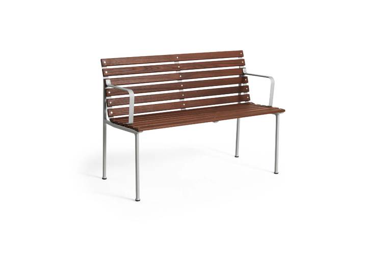 HAY Traverse Dining Bank mit Armlehnen Oiled ash