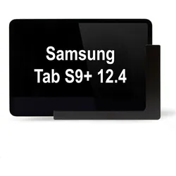 TabLines TWP030B Wandhalterung für Samsung Tab S9+ 12.4, schwarz, Tablet Halterung, Schwarz