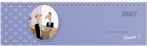Burde Veckoalmanackan Humor 2027