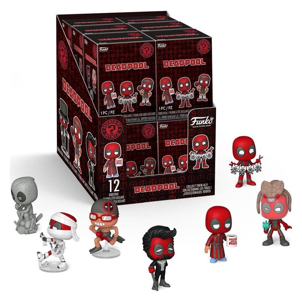 Funko Marvel Comics présentoir Mystery Minis figurines Deadpool Series 5 5 cm (12) (67162)