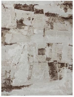 "Kalaty One-of-a-Kind Hand-Knotted Urban Canvas Wool Rug - 8' x 9'11"""