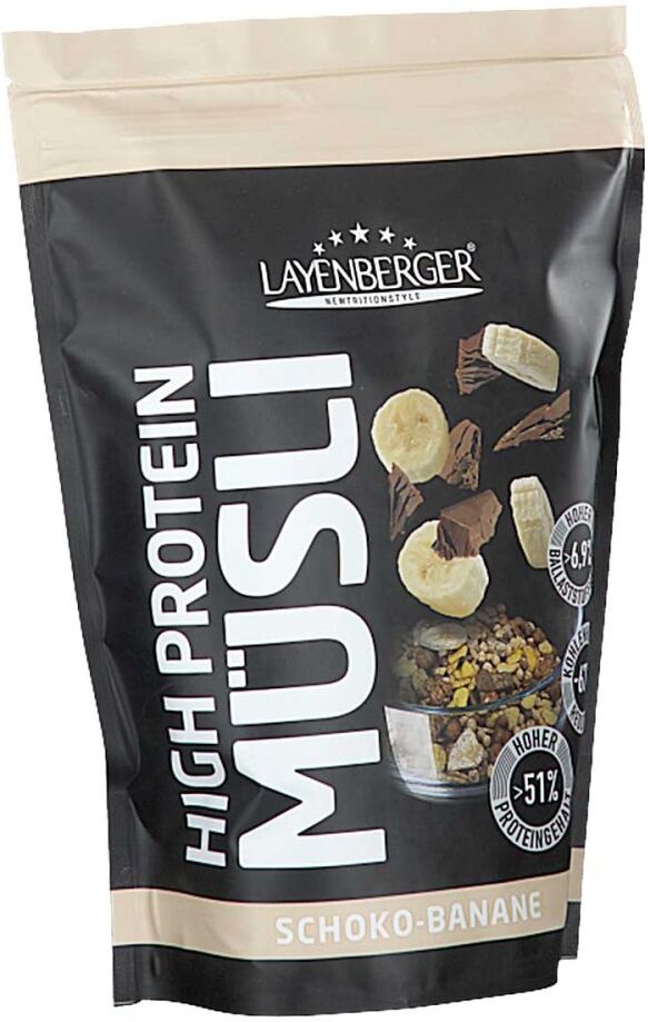 Layenberger High Protein Müsli Schoko-banane
