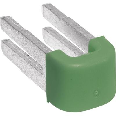 Hager QC 10 Steckbrücke für PE-Klemmblöcke, grün 1 Satz = 10 Stück