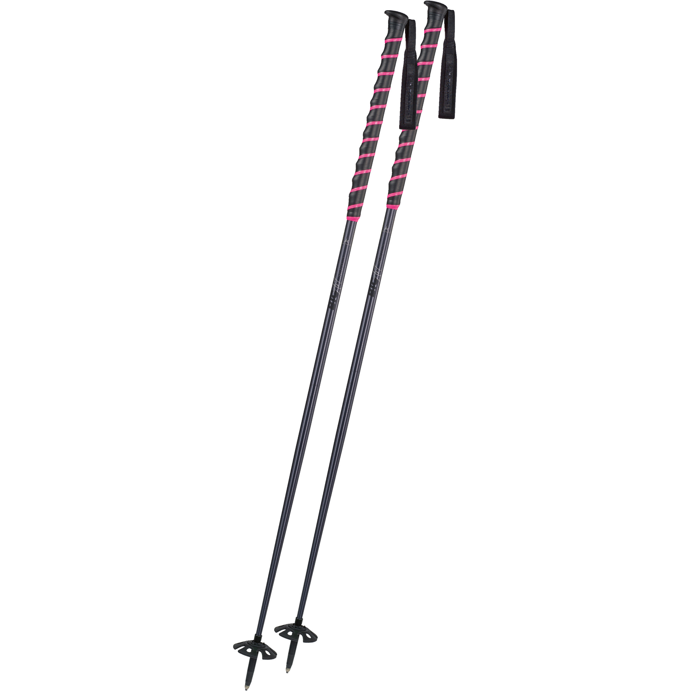Komperdell Big Art Ti Skistöcke Skistöcke pink Größe 125CM Freeride
