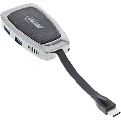 INLINE Multifunktions-Hub USB 3,2 Gen,2 USB-C (2xUSB-A + 1xHDMI + 1xUSB-C)