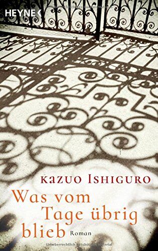 Kazuo Ishiguro - Was vom Tage übrig blieb: Roman - Preis vom 12.10.2026 11:37:12 h