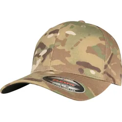 FLEXFIT Unisex 6-Panel Kappe Multicam Klassische Cap 6277MC multicam S/M