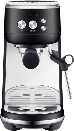 Sage Espresso Maschine the Bambino black Espressomaschine mit Siebträger Schwarz 1600W mit Heißwasserauslass